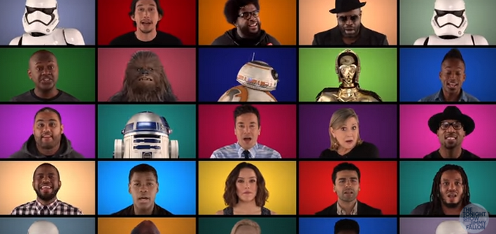 Le casting de Star Wars reprend le générique a capella pour Jimmy Fallon