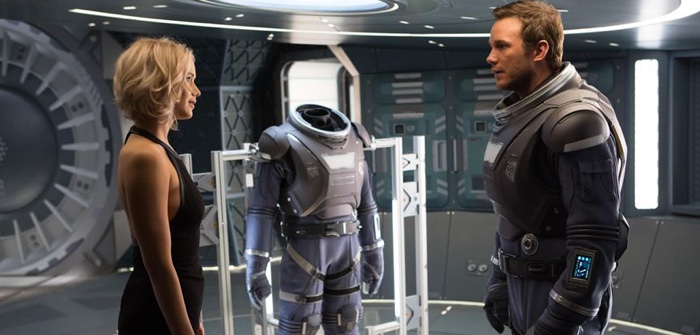 Chris Pratt et Jennifer Lawrence s'aiment dans l'espace